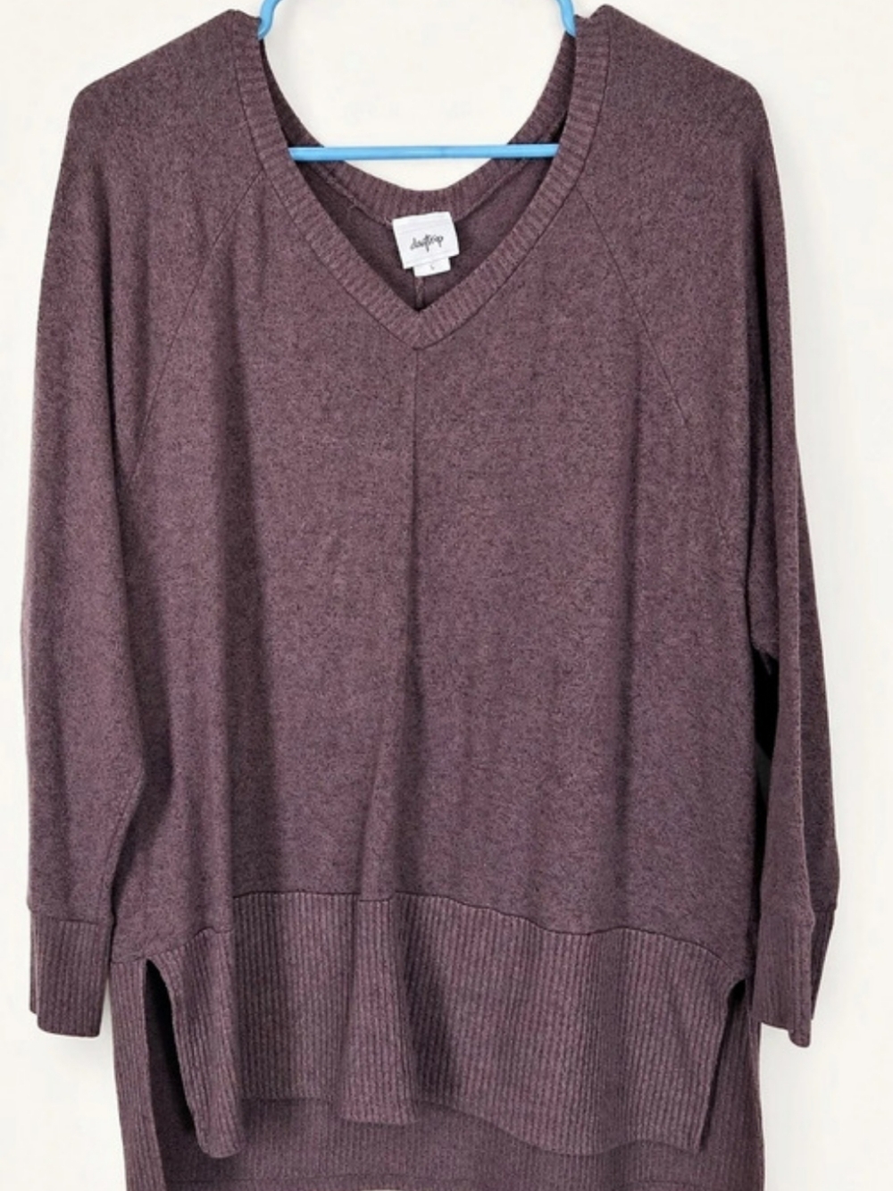 daytrip V-Neck Sweater in Muave Size Large Like New